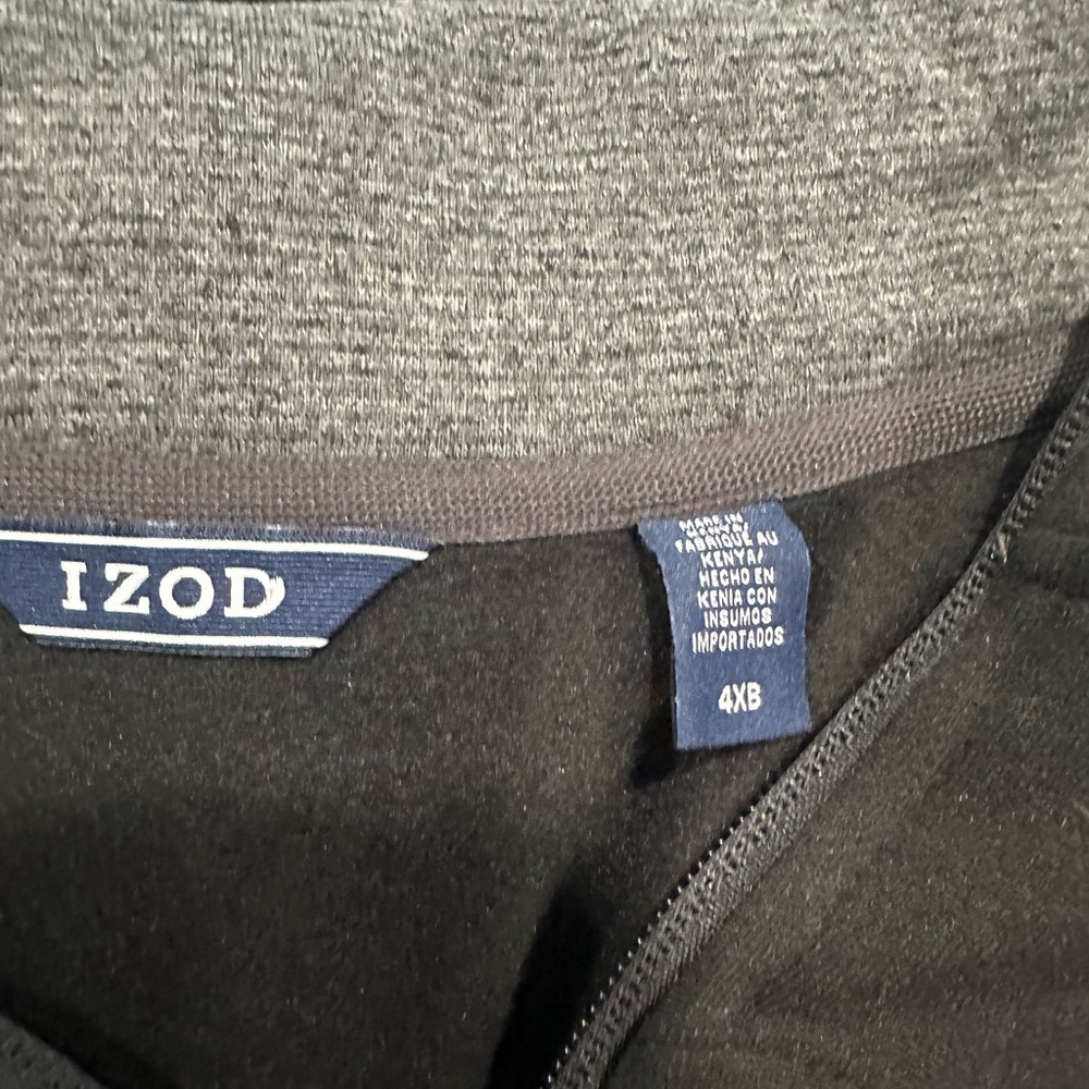 Izod Black and Gray Vest